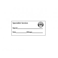 Specialist Service Stamp - Fiat